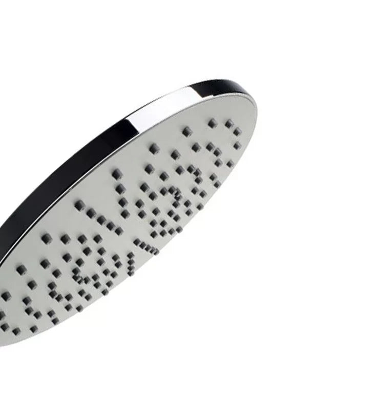 Soffione doccia a pioggia in abs cromato
