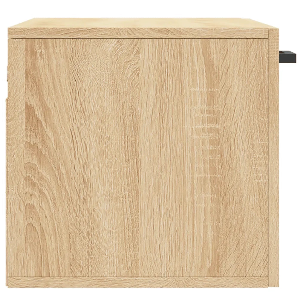 vidaXL Mobile a Parete Rovere Sonoma 60x36,5x35 cm Legno Multistrato