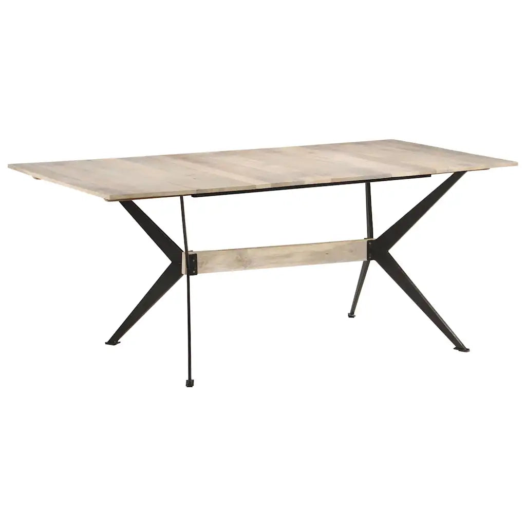 Tavolo da Pranzo 180x90x76 cm in Legno Massello di Mango  cod mxl 27236