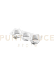 INCASSO ELEVEN BIANCO IN ALLUMINIO 3 PUNTI LUCE ATTACCO GU10 MINI IP20 162X55X25MM