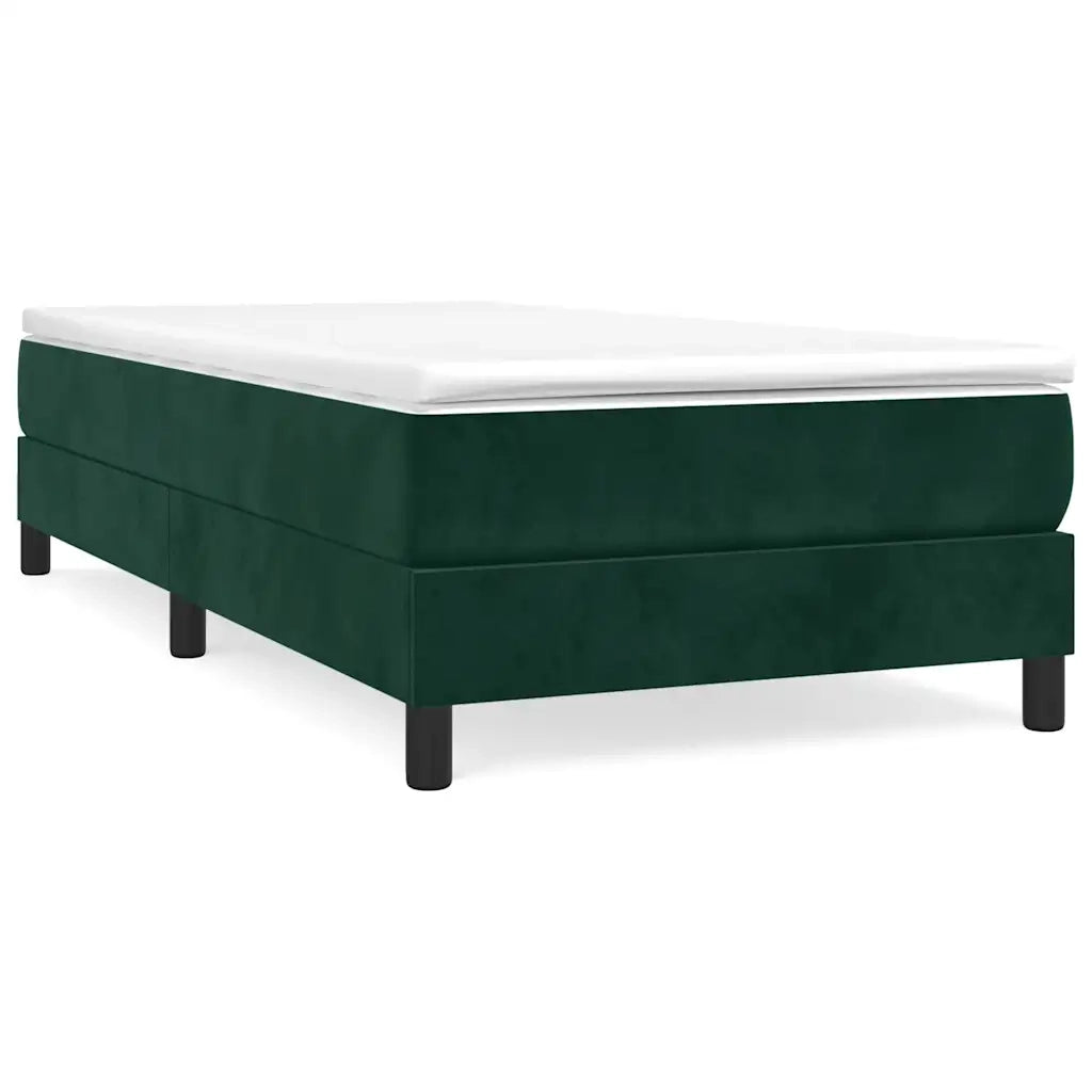 Giroletto a Molle Verde Scuro 90x190 cm in Velluto cod mxl 58517