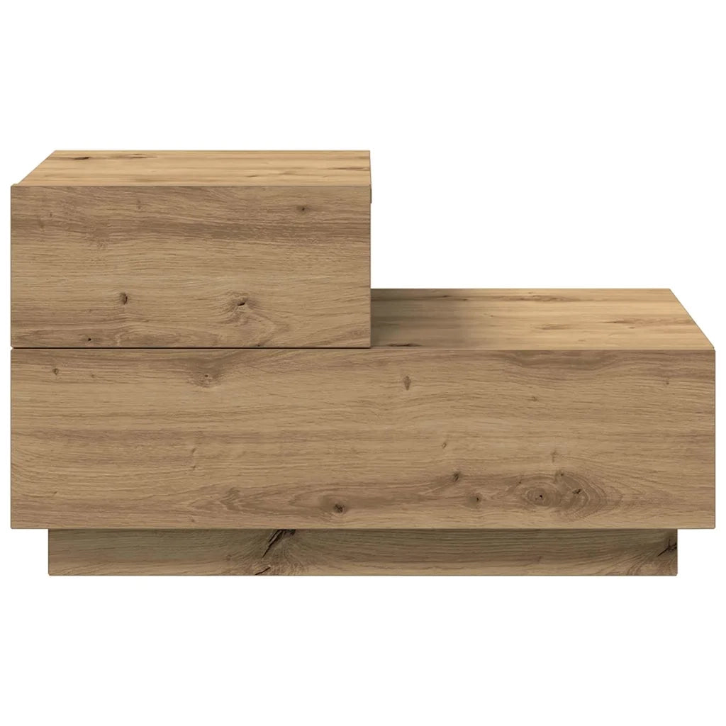 Comodino | Armadio da Notte | Mobiletto da notte Rovere artigianale 70 x 36 x 40,5 cm