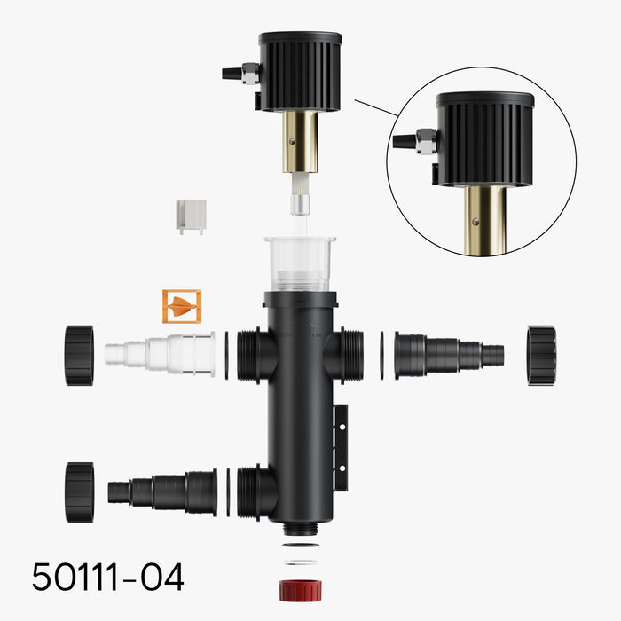Ricambio per CUV-209 Chiarificatore per laghetto UVC Set di collegamento 9 W