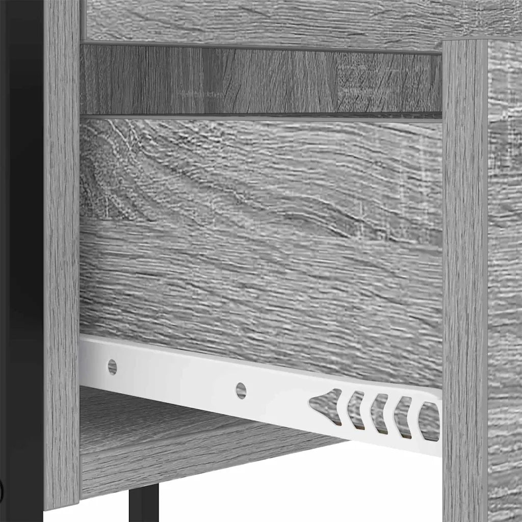 Armadio da Notte con cassetto Grigio Sonoma 42 x 41 x 61 cm 859486