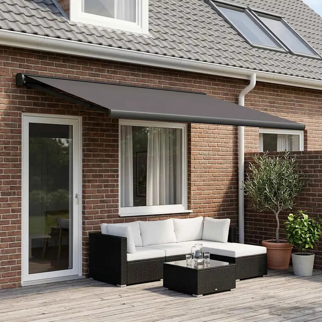 Telo di ricambio per tenda da sole Antracite 600 × 300 cm 3444231