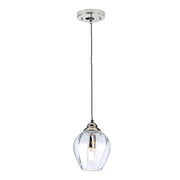 Lampada a sospensione Tiber nichel lucidato E27 Elstead