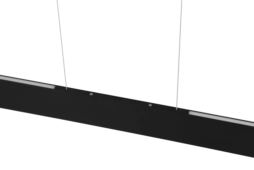 Lampada sospesa tavolo nera 150cm CCT LED35W Galway
