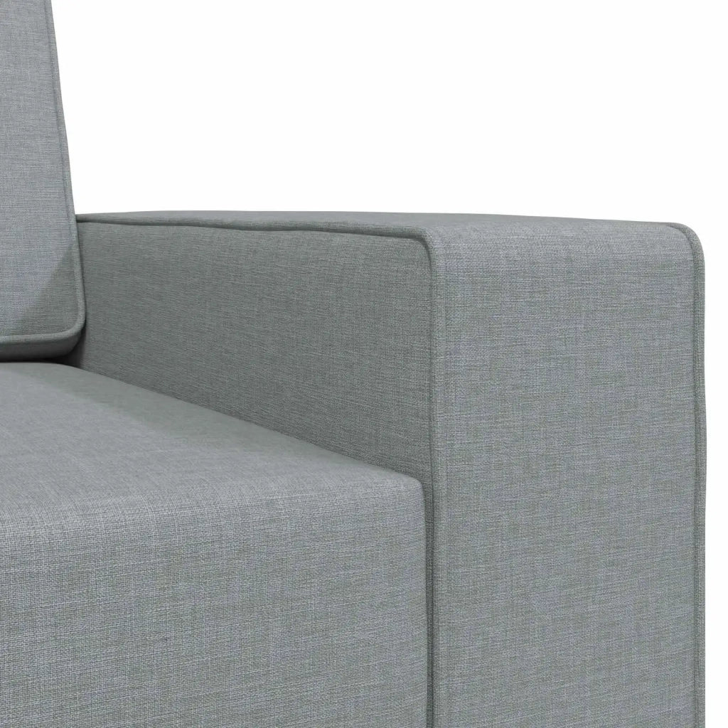 Divano letto | Sof¨¤ letto | Letto singolo Grigio chiaro 245 x 78 x 77 cm Tessuto