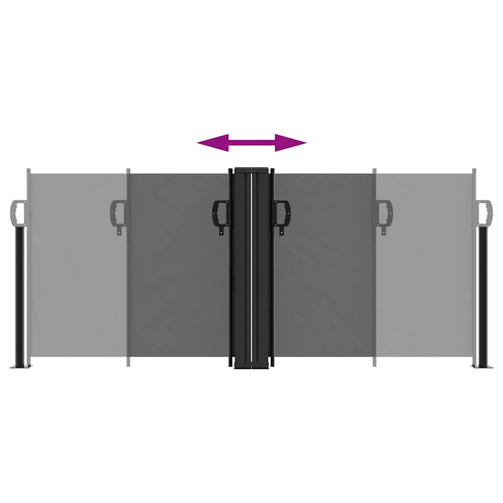 Tenda da Sole Laterale Retrattile Antracite 100x1000 cm 4004688