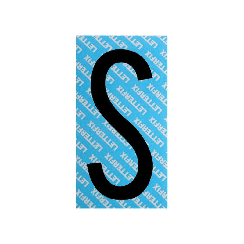 Lettera Adesiva Nera Serie T80 S Letterfix