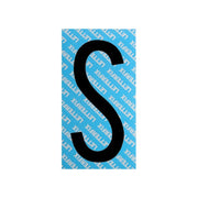 Lettera Adesiva Nera Serie T80 S Letterfix