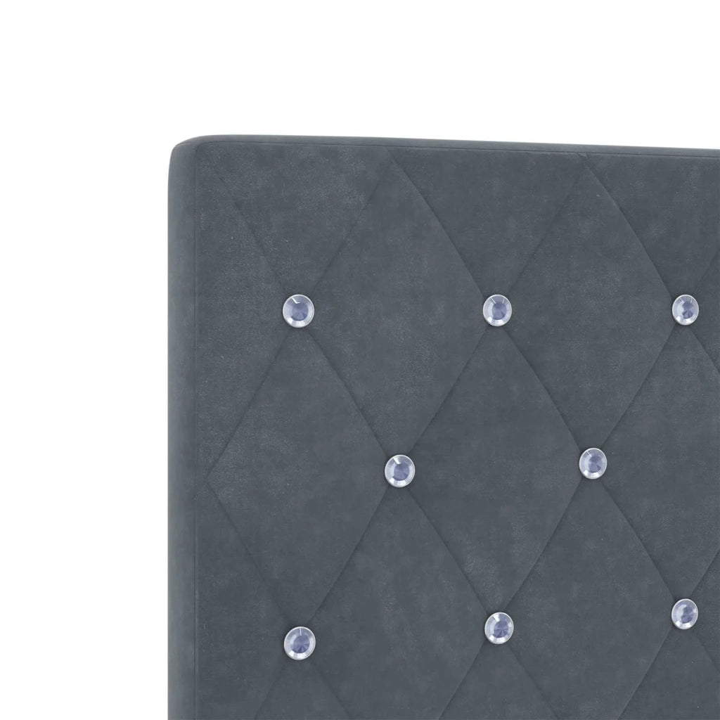 Letto Ottomano con Materasso e LED Grigio Scuro 140 x 200 cm 3457072