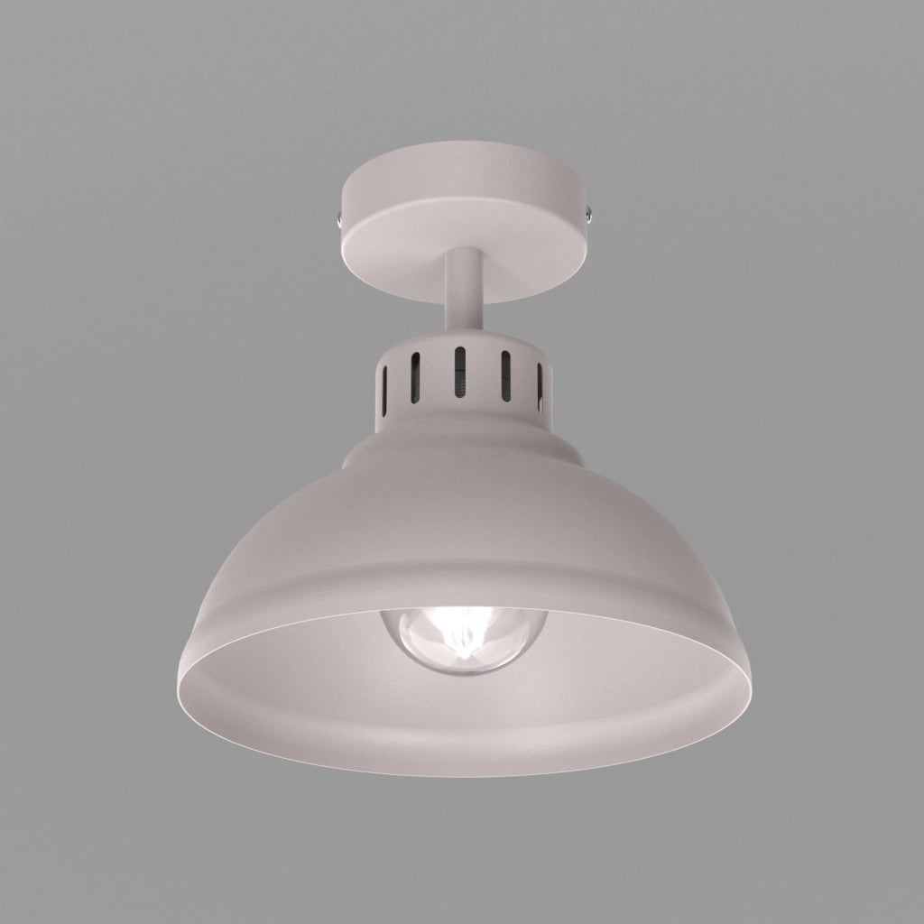 Plafoniera moderna 1xE27 15W beige metallo Sven Luminex