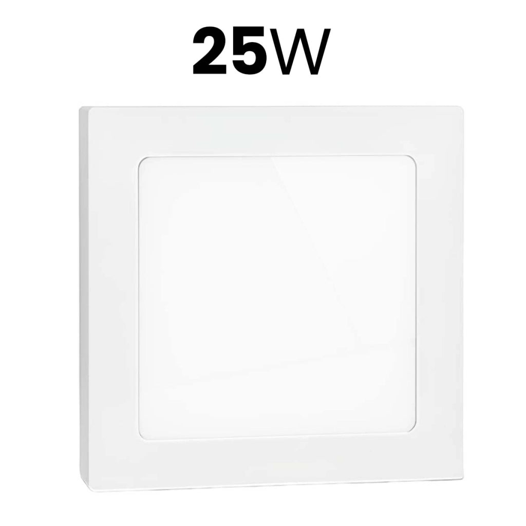 Pannello LED Luminoso Quadrato 25W 29.2x29.2cm Basso Consumo Bianco Avizar