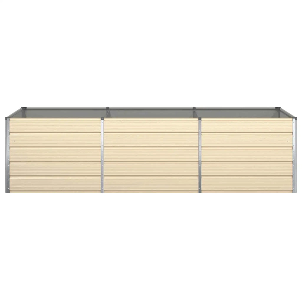 Fioriera Avorio 290 x 100 x 75 cm Acciaio zincato