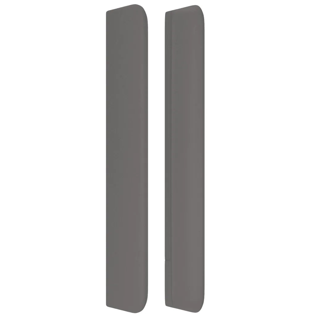 Testiera ad Orecchio Grigio 203x16x118/128 cm in Similpelle 3119412