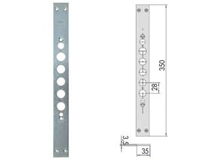 CONTROPIASTRA PER SERRATURE PORTE BLINDATE SERIE 17515 06221 10  mm.350 (06221100)    CISA