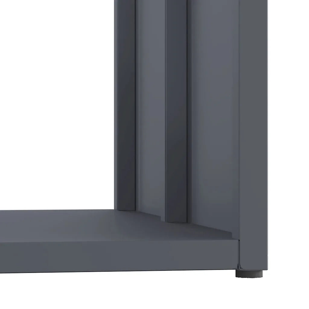 Rastrelliera per Legna da Ardere Antracite 40x40x40 cm CFW8760227
