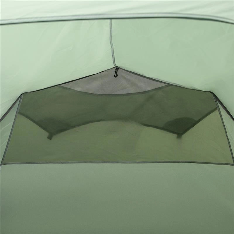 TENDA DA CAMPEGGIO 4 POSTI AMPIO VESTIBOLO IMPERMEABILE VERDE SCURO