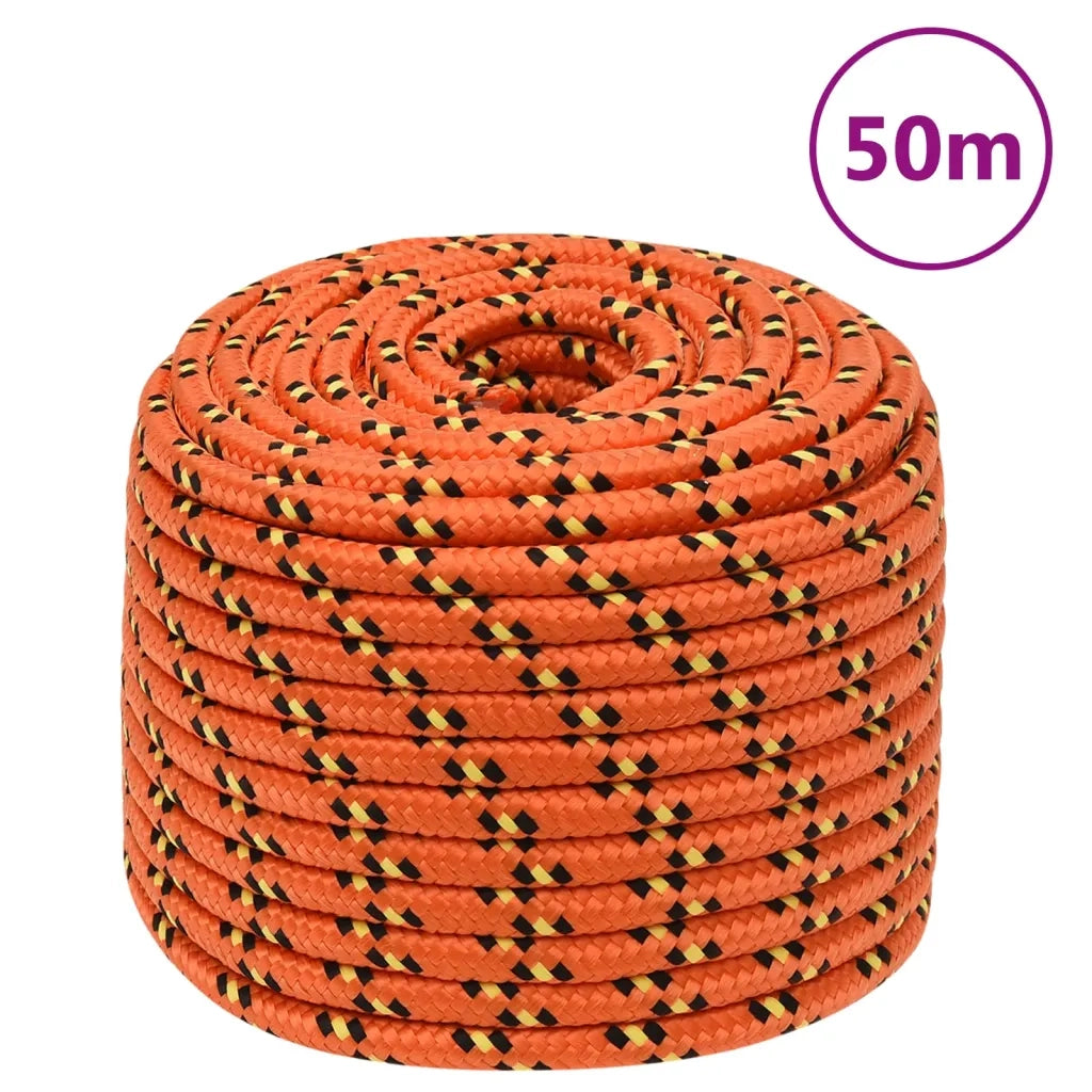 Corda Nautica Arancione 12 mm 50 m in Polipropilene cod mxl 47706