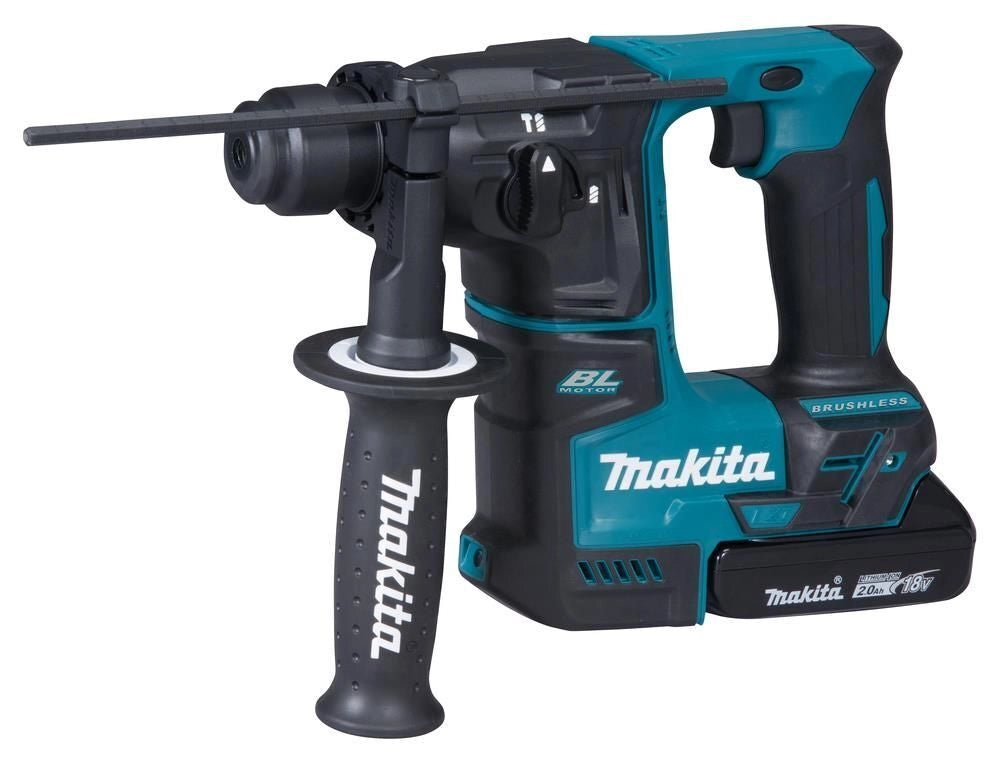 Makita DHR171RAJ Martello Perforatore a Batteria 18V 480W Attacco SDS-PLUS Forza Impatto 1,2 J Capacita' Foratura 17 mm colore Nero