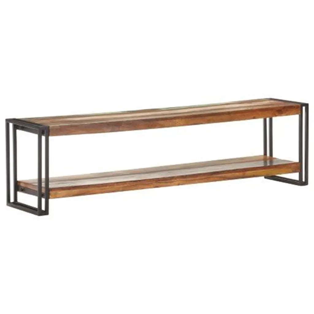 Mobile Porta TV 150x30x40 cm in Legno Massello di Recupero 320793