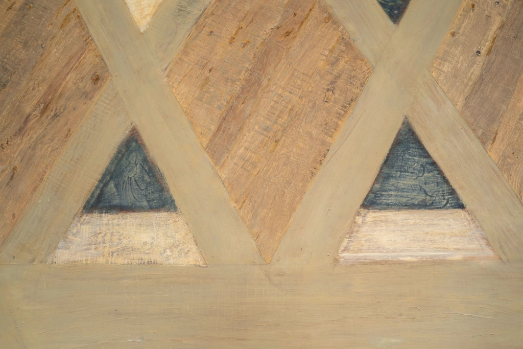 Biscottini Tavolo in legno massello rettangolare scrivania realizzato vecchio Offerta
