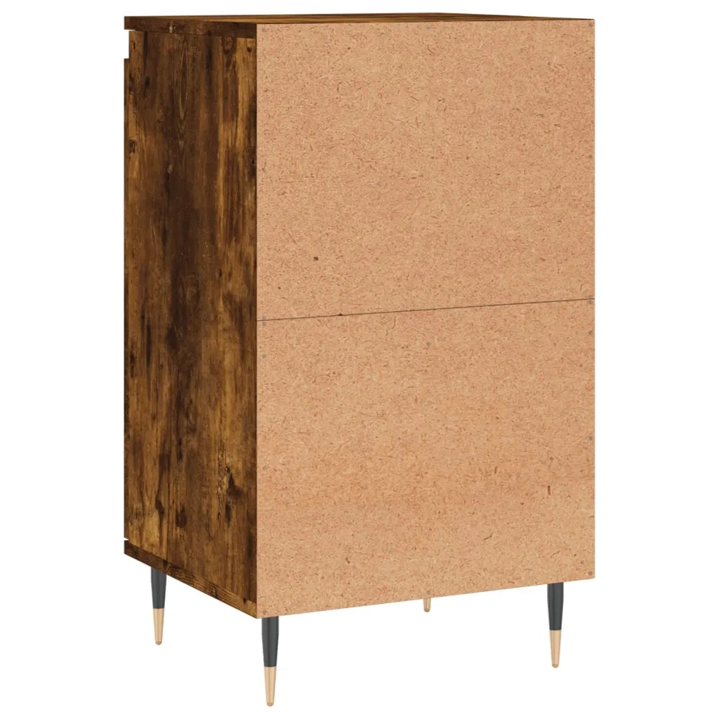 Credenza Rovere Fumo 40x35x70 cm in Legno Multistrato 831046