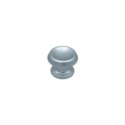 Pomolo fisso per porta SAGUATTI 166/60AB in alluminio argento lucido