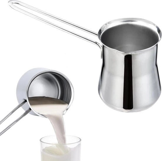 Pentola per caffè turco 450 ml con pentola a fuoco lento per caffè - Caffettiera greca araba - Pentola per caffè turca con parole chiave "caffè" e "pentola".