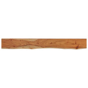 Piano Tavolo | Mensola Muro 180x20x2,5cm Rettangolare Legno Acacia Bordi Vivi