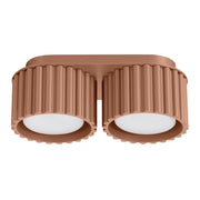 Lampada da soffitto AURA 2 moka Gx53