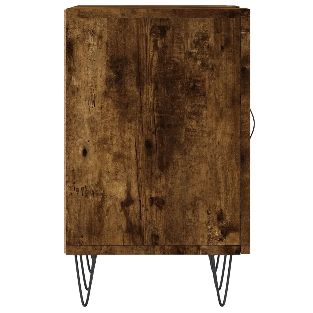 Mobile Porta TV Rovere Fumo 150x30x50 cm in Legno Multistrato 829097