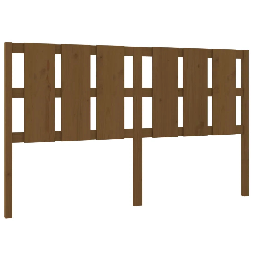 Testiera per Letto ambra 165,5x4x100 cm Legno Massello di Pino 818003