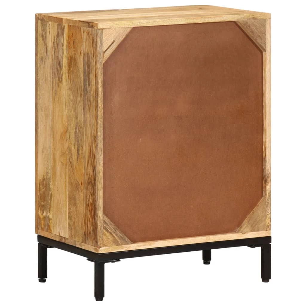 Credenza buffet cassettiera mobile contenitore organizer cucina soggiorno soggiorno 53 x 35 x 72 cm legno massello di mango marrone 02_0029585