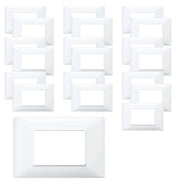 Vimar plana placca 3 posti pezzi 20 tecnopolimero bianco 14653.01