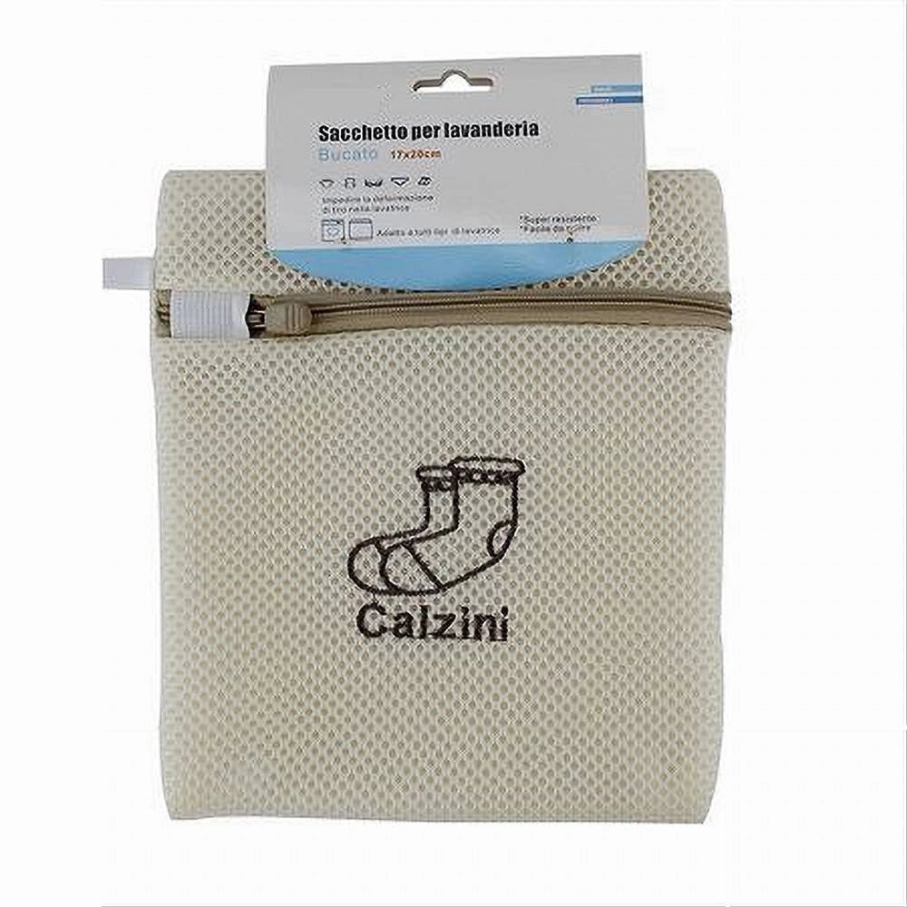 Trade Shop - Sacchetto A Rete Lavanderia Lavatrice Lavaggio Biancheria Intimo Calzini 59111 -