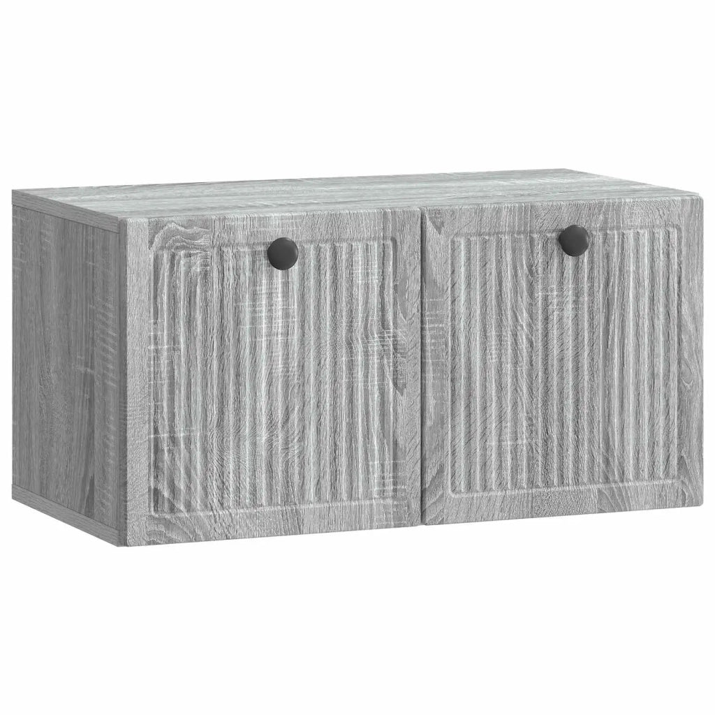 Mobile Porta TV da Muro Grigio Sonoma 59,5 x 31 x 30 cm