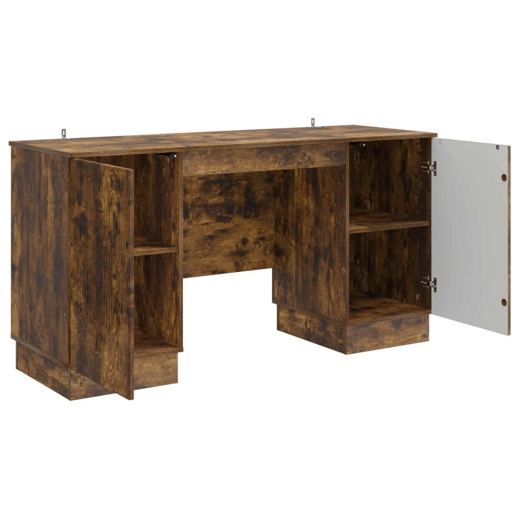 Scrivania Rovere Fumo 142,5 x 50 x 75 cm Legno ingegnerizzato 3414626