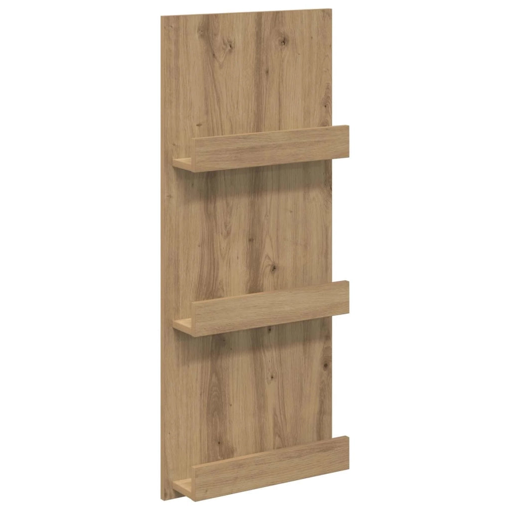 Scaffale per riviste Rovere artigianale 43 x 11 x 102 cm 899518