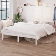 Giroletto-Struttura Letto in Legno Massello di Pino Bianco 160x200 cm