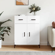 Credenza 69,5x34x90 cm in Legno Multistrato Bianco Lucido 827990