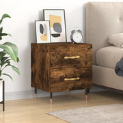 Comodino-Tavolino da notte Rovere Fumo 40x35x47,5 cm in Legno Multistrato 223911