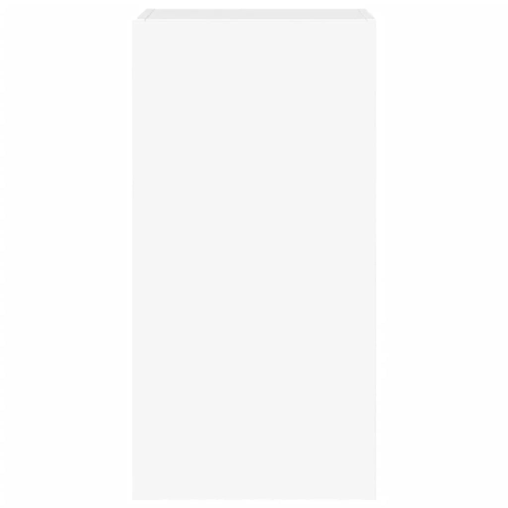 Mobile TV multimediale mensola TV credenza mobile TV sala da pranzo soggiorno camera da letto montaggio a parete con luci LED 40,5 x 35 x 80 cm bianco 02_0027886