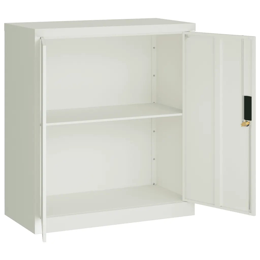 Armadio Classificatore Grigio Chiaro 79x40x90 cm in Acciaio 339733