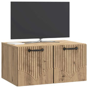 Mobile TV da Muro | Armadietto TV | Mobile Porta TV Rovere Artigianale 59,5 x 41 x 30 cm