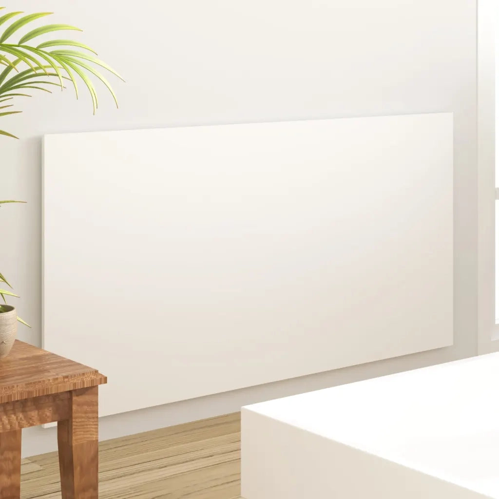 Testiera per Letto Bianca 160x1,5x80 cm in Legno Multistrato 811034