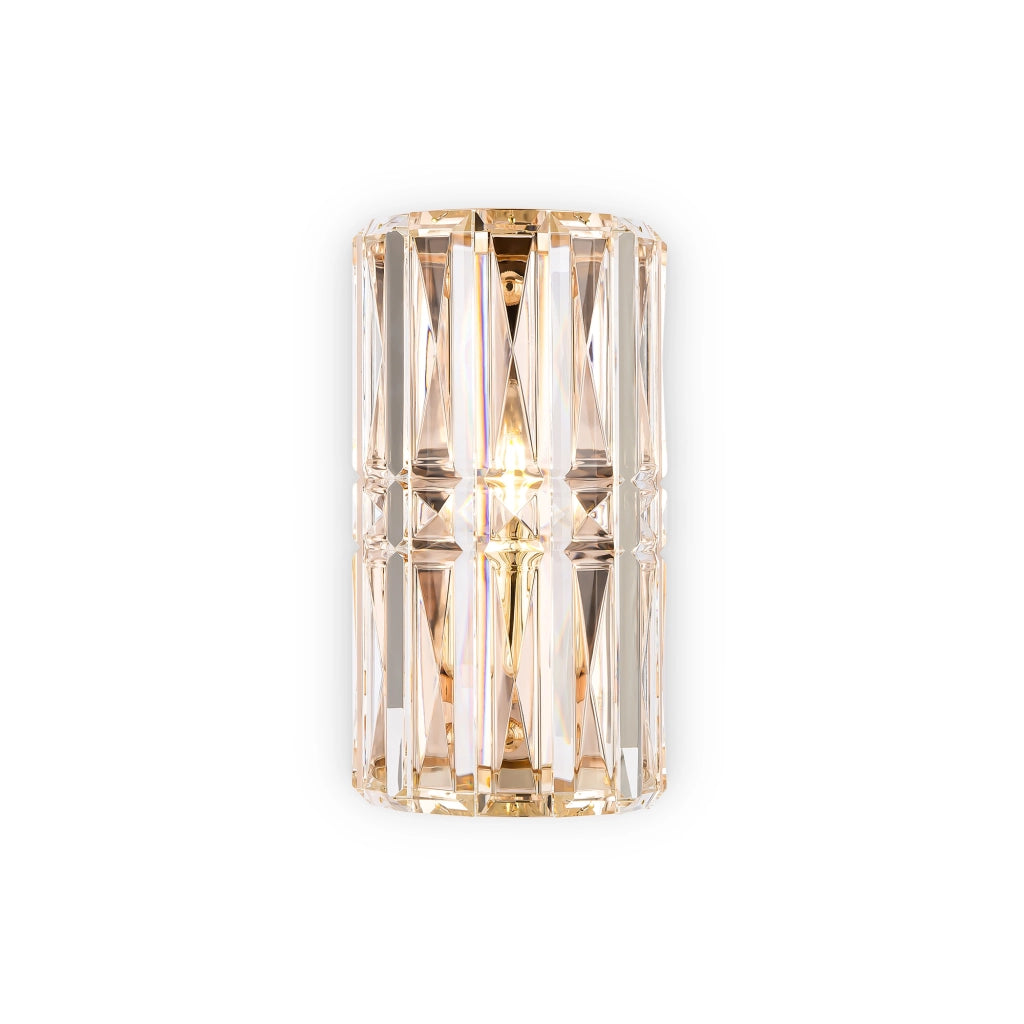 Maytoni applique contemporanea Facet 1 luce E14 oro metallo vetro