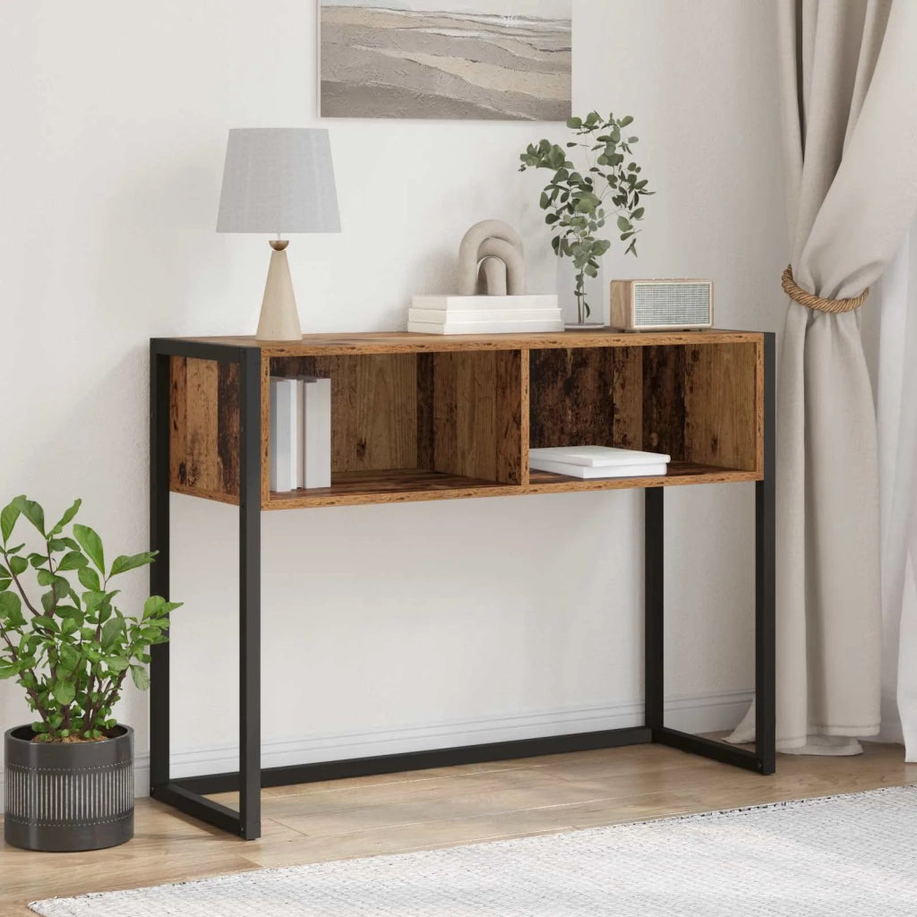 Tavolino Legno vecchio 100 x 36 x 75 cm Legno multistrato