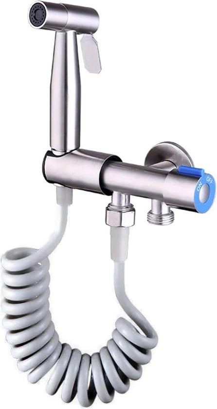 Bidet a spruzzo - acciaio inossidabile - ventile G1/2 pollici - adattatore per toilette - igiene personale - doccia per animali domestici